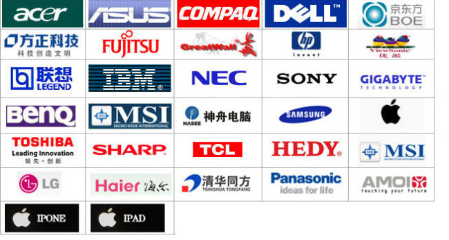 部分品牌笔记本电脑logo
