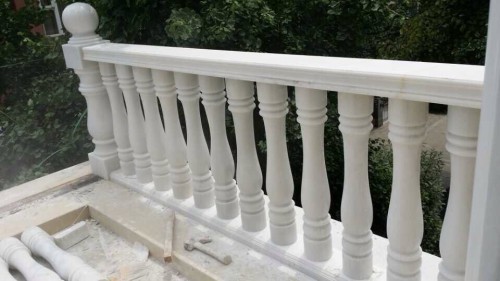 雅安汉白玉花瓶柱栏杆
