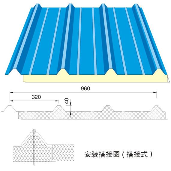 950岩棉复合板尺寸图图片