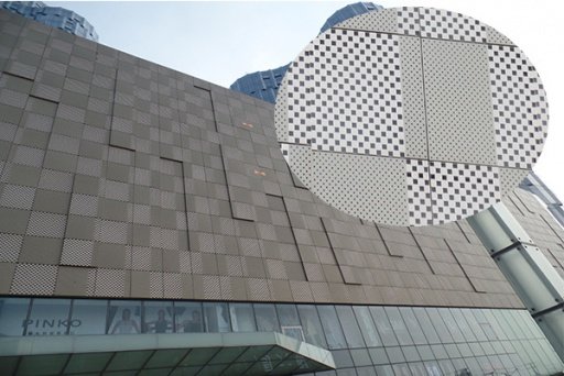 不规则圆形冲孔碳铝单板专业的铝单板供应商、当属佛山斯蒂芬金属建材
