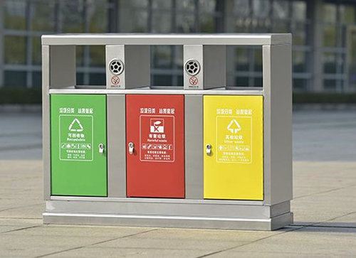 广西分类垃圾桶——户外不锈钢垃圾桶不仅耐用更显档次